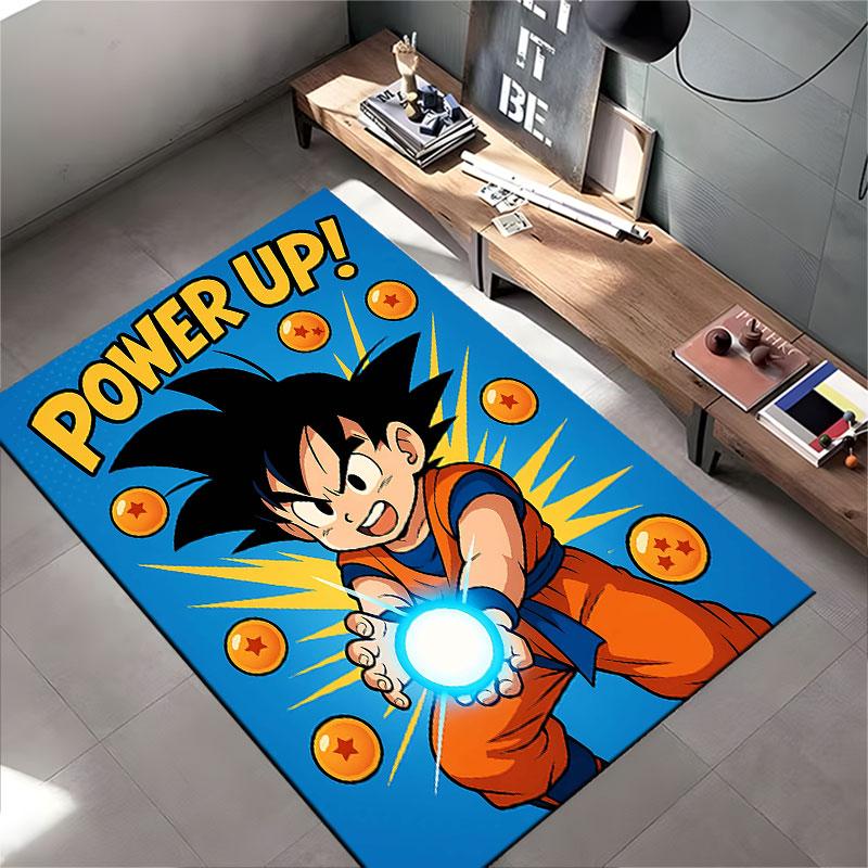 Anime Hero with Dragon Balls suitable as a non-slip mat for the living room or bedroom sofa
