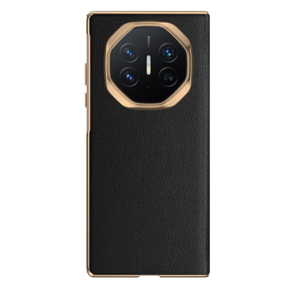 

Для Huawei Mate XT Ultimate Case Чехол с окошком просмотра из ПУ кожи+ПК Black