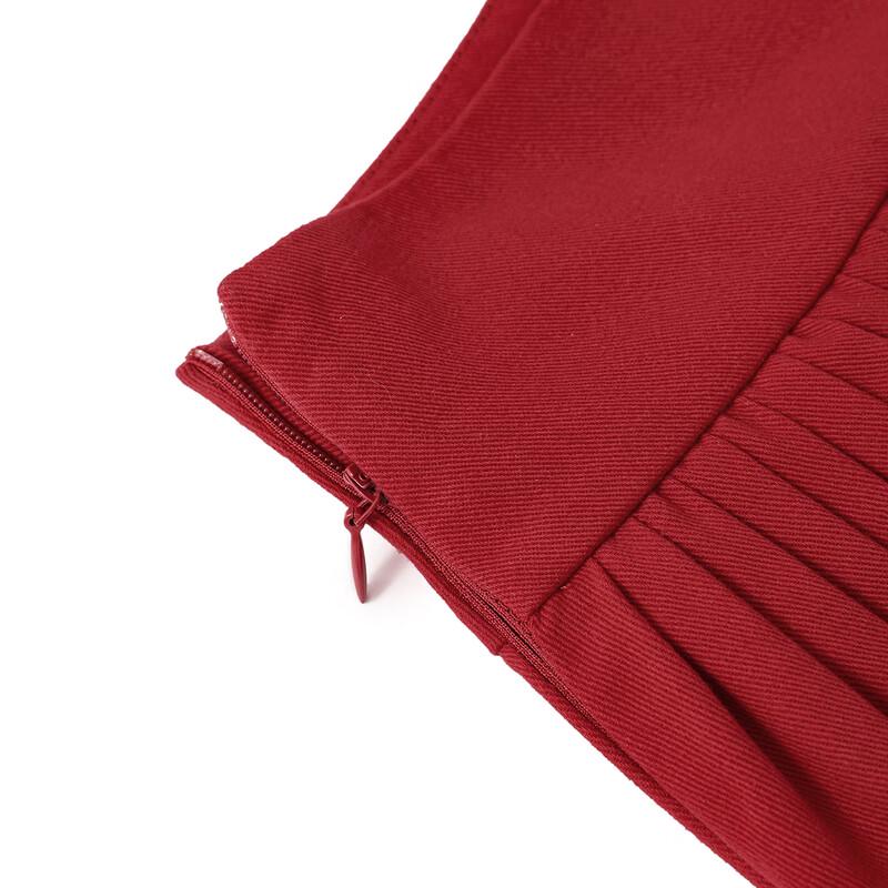 ELLE KIDS Girls' Wide Waist Pleated A-Line Skirt