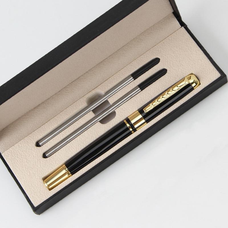 Balení v krabičce Vysoce kvalitní 0,5mm sada kovového podpisového pera Business Office kuličkového pera