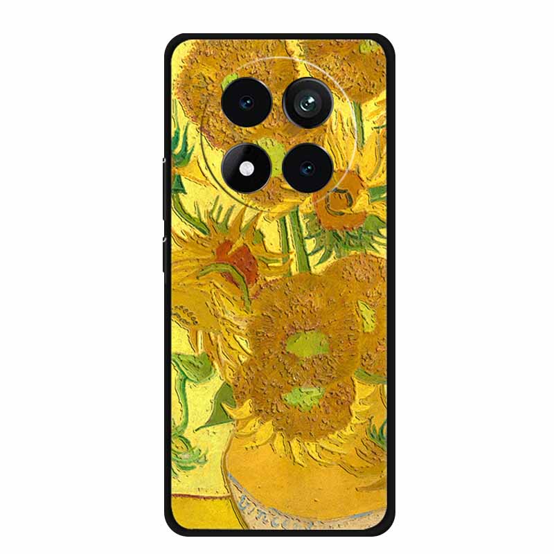 3D Emboss Case For Xiaomi Redmi Note 15 Phone Case Flowers Black Silicone Soft Back Cover Coque For Redmi Note 15 Pro Plus Case