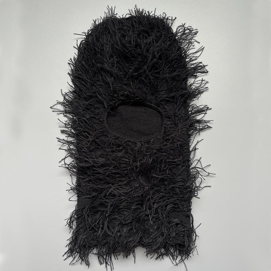 Balaclava Distressed Knitted Full Face Ski Mask for Men Women Beanies Hats Skullies Camouflage Winter Warm Bonnet Windproof Hats