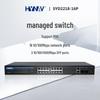 16-Port 100M PoE Ethernet Switch with Smart Web Management for Security Monitoring