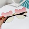 New Children Bear Ears Sunglasses Children's Cartoon Transparent Fashion Sun Glasses Kids Travel Eyewear UV400