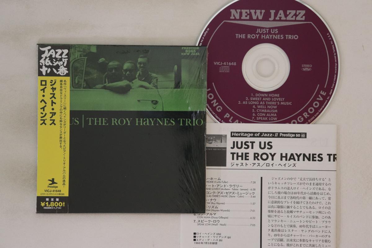 

CD ROY HAYNES Just Us VIJC41648 PRESTIGE 2006 Japan Obi Jazz Used