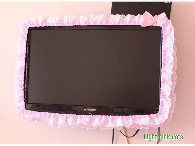 Modische TV-Staubschutzhülle – Muss zur Benutzung nicht entfernt werden, passt für 32-50'' Bildschirme