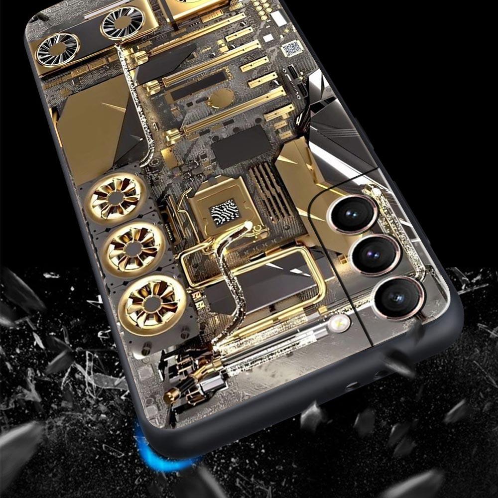 Handyhülle für Samsung Galaxy S23 S22 Ultra S20 S21 FE 5G S10 S9 Plus S10E S8 Note 20 Cover Innenplatine Leiterplatte