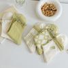 Grüne Rüschensocken Lolita Süße Mädchen Spitze Kniestrümpfe Hohle Dünne Sommer Atmungsaktive Harajuku Streetwear Damen Socken