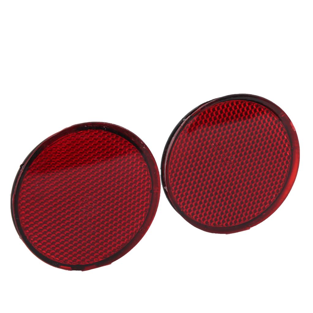 2 STK Bakre Støtfangerreflektor Rund Rød Automodifisering Passer for Nissan QASHQAI 2007‑2015