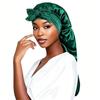 Satin Bow Tie Long Stocking Nightcap Headscarf for Long Hair Protection