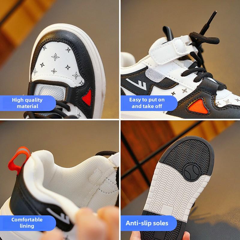Warrior Classmate Children's Board Shoes Boys' Sports Shoes Spring and Autumn New Girls' Shoes Middle and Older Children's Casual Shoes Trend