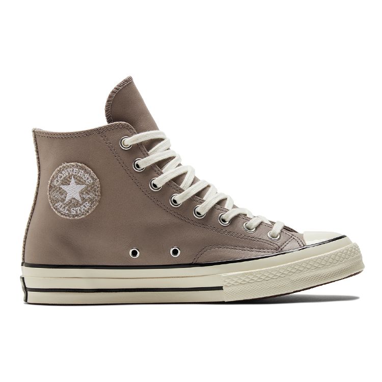 Converse Chuck 70 High Grey Ivory Unisex Sneakers White 173130C