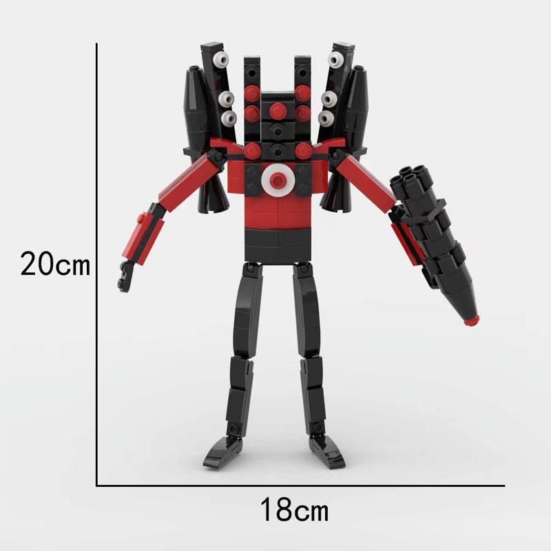 Titans Audio Man Vs Camera Wars Building Block Toys