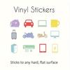 Cute Ladybug Stickers Motorcycle Car Bumper and Body Decals Laptops Doors Windows Walls Glass Glossy Surface Decorative Stickers