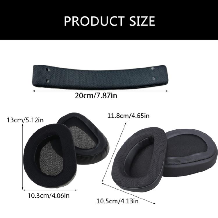 Replacement Sponges Cushions Earpads Ear Pad Head Beam Cover for ROG Theta 7.1 Headphone Headsets