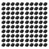 Simplified Wiring System with 100pcs Black Plastic Solar Cable Clips