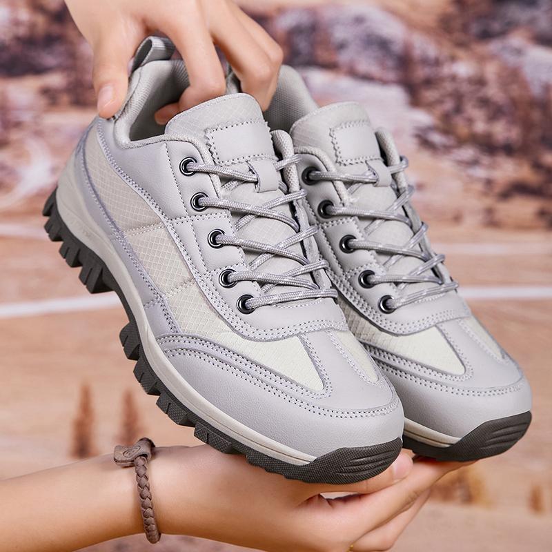 TUINANLE Autumn Sneakers Men's Outdoor Breathable Hiking Shoes Soft Sole Sneakers for Camping Low-top Boots Women