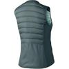 Nike Aeroloft Solid Color Zip Casual Sleeveless Vest Women Vests Green 799850-393