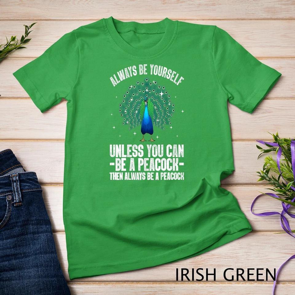 Funny Peacock Art For Men Women Peacock Themed Peacock Lover Unisex T-shirt 5 S
