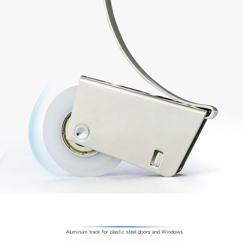 Slider Door Wheels Silent Sliding Door Wheels Single and Double Concave and Convex Nylon Wheels for Cabinet Sliding