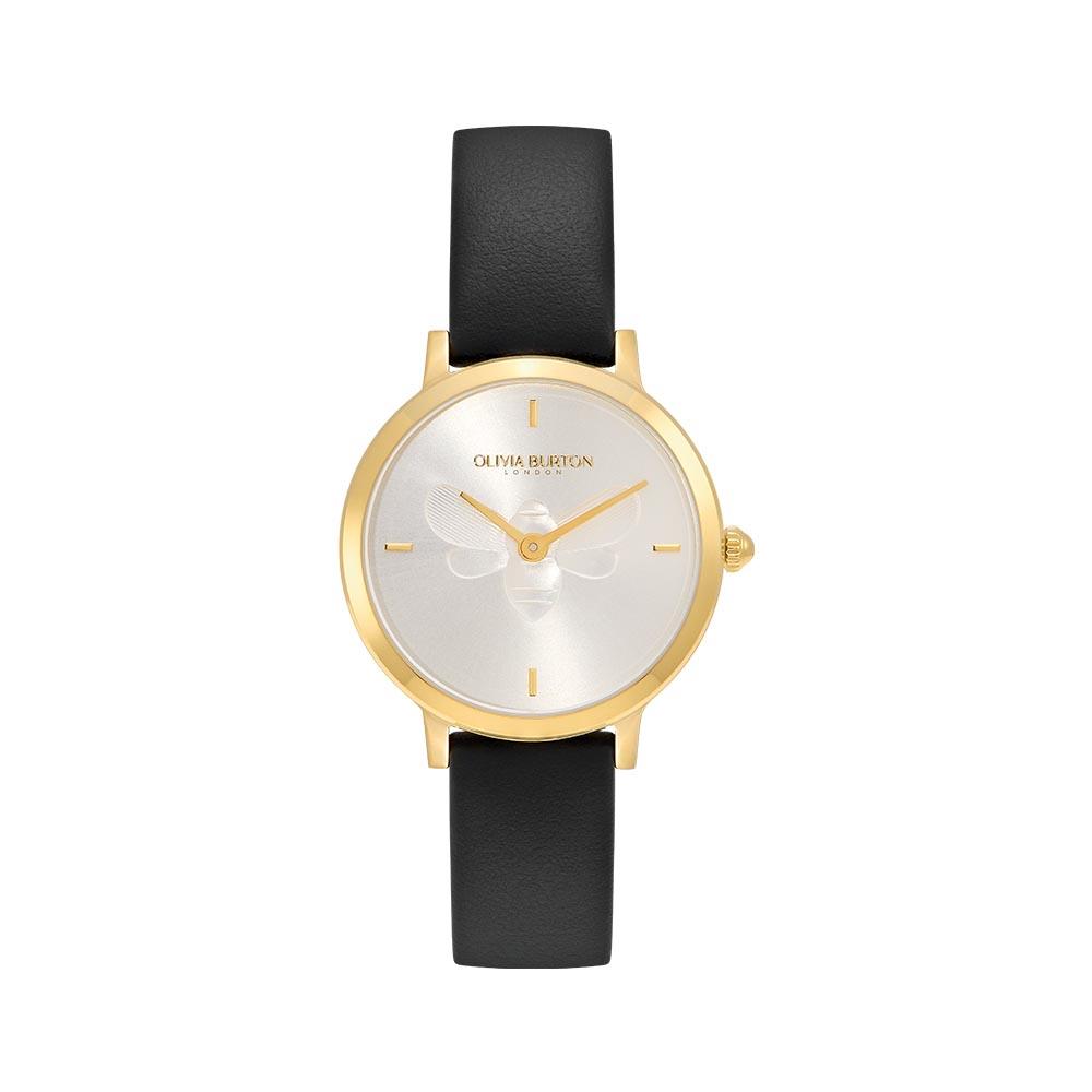 Ollibiabeoteun Ultra Slim Bees Black (24000019) Women'S Watch