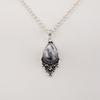 Dendritic Opal Gemstone 925 Sterling Silver Jewelry Pretty Pendant 1.5" For Her PP-70-28