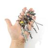 Anime Demon Slayer Keychain Kimetsu No Yaiba Figure Kamado Tanjirou Weapon Pendant Keyring Car Key Holder Fans Gifts