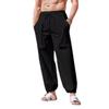 Summer Men's Workwear with Multiple Pockets Oversized Casual Pants Made of Loose Drawstring Leg Tied Pants Trousers Men’s