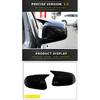 2pcs Rearview Mirror Caps Cover Glossy Black Sticking For Nissan Sunny 2010 2011 2012 2013 2014 2015 2016