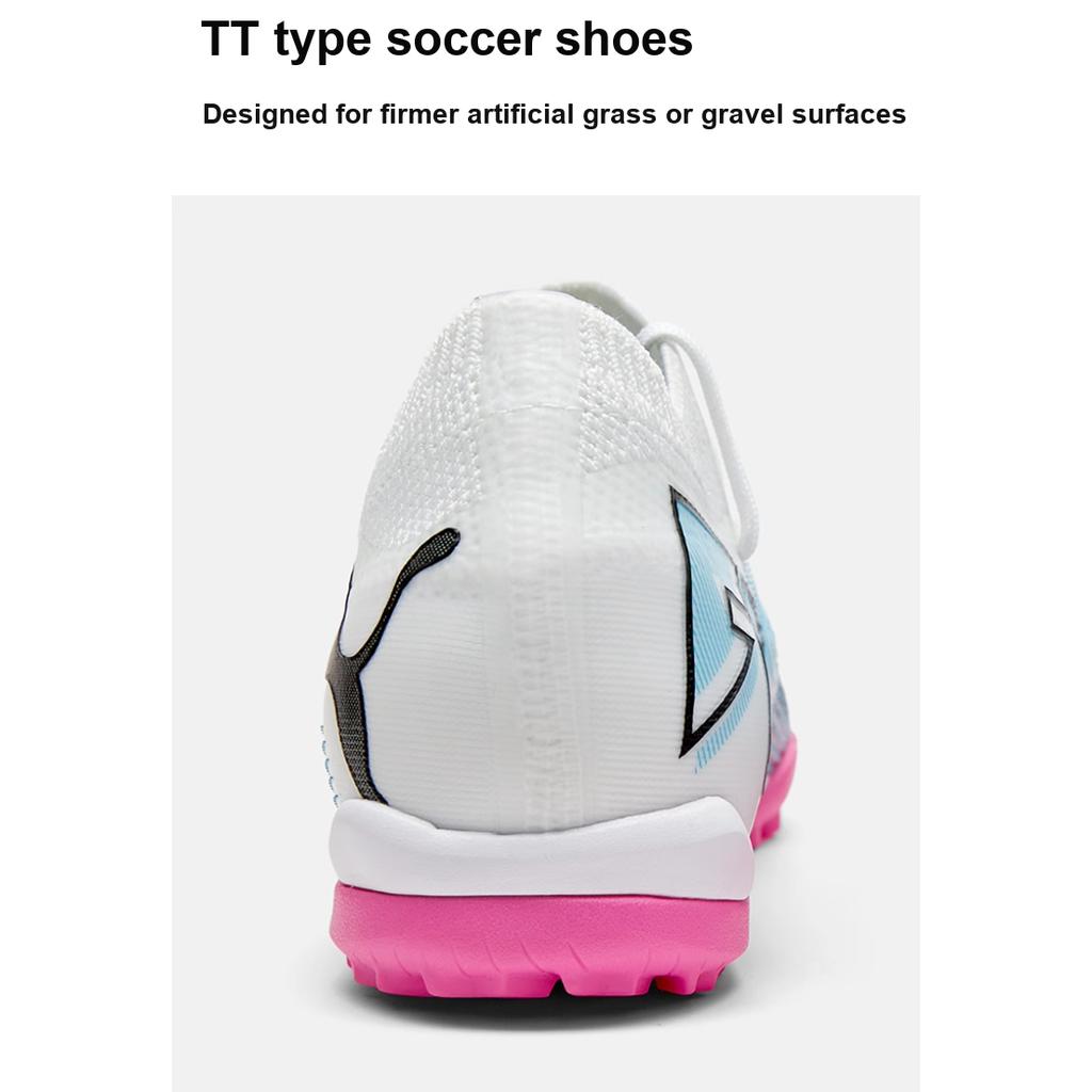 Puma Future 7 Match NJR FG/AG Turf Soccer Shoes Kids Soccer Shoes White Pink 107731-01