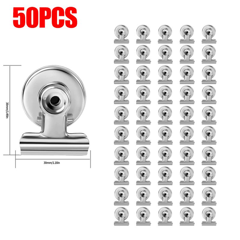 Magnet Clips Heavy Duty Sticky Pads Strong Refrigerator Magnetic Clips for Whiteboard Photo Office Locker Displays Magnets Clip