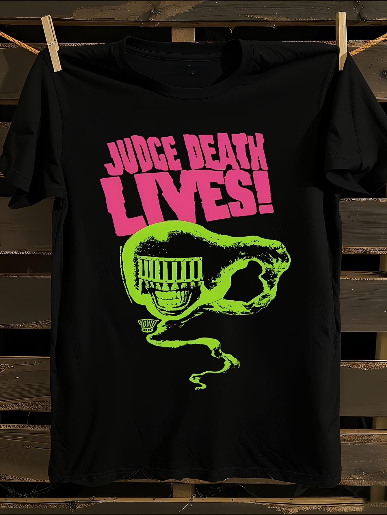 2000AD Judge Death Judge Death Lives T-shirt XXL