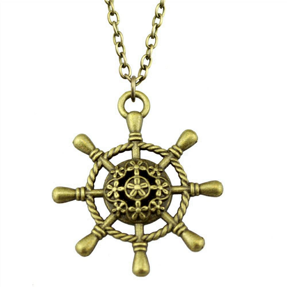 Travel Eiffel Tower Pendant Necklace Nautical Sailor Ocean Theme Jewelry 45cm or 70cm long chain