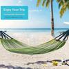 Hickened Rope Hammock Garden Outdoor Mesh Hammock Portable Simple Hammock Hanging Bed Double Outdoor Hammock with Bag