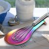 Large Stainless Steel Spoon Holder Heat-Resistant Cooking Spoon Holder Coffee Spoon Holder