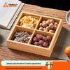 Shang Kao Jia Bamboo Four-Compartment Serving Tray