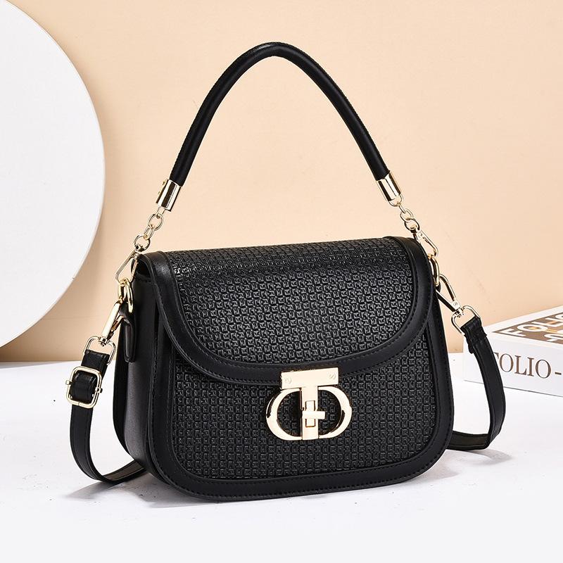 Delicate contrasting color small bag spring and summer new fashion messenger bag retro handbag single shoulder women's bag bags