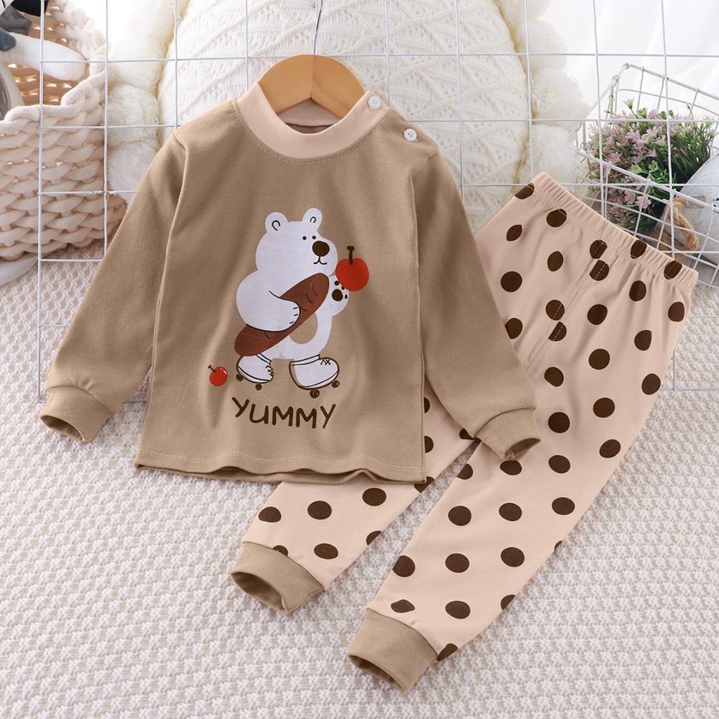Zestaw bielizny dziecięcej, Czysta bawełna, Piżama chłopięca, Odzież damska, Ubrania jesienne, Spodnie jesienne, Odzież dziecięca