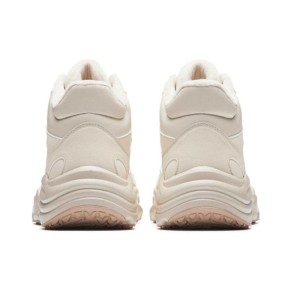 ANTA Women's Xingfeng Retro High Top Chunky Dad Shoes Off White Gum 912548923-1