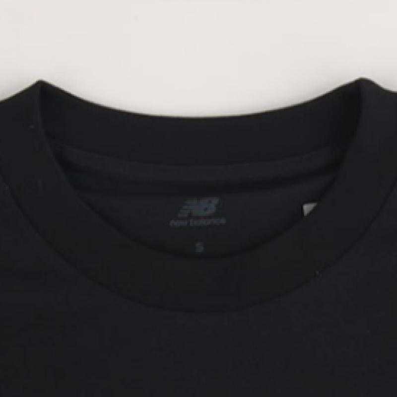 New Balance Men S ShorT Sleeve T ShirT fiTneSS cenTer Black