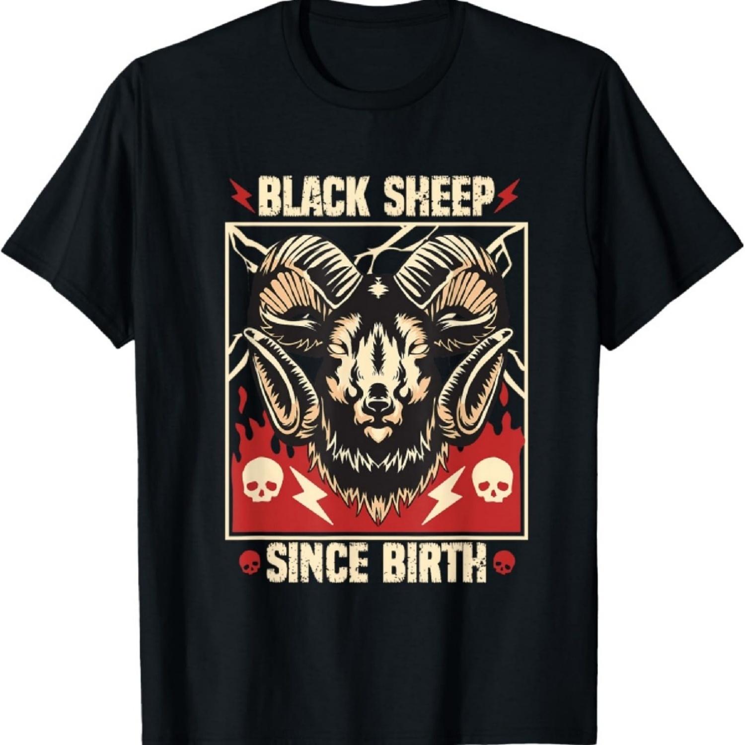

Black Sheep Since Birth Desert Bighorn Sheep Ram Lamb Animal T-Shirt XXXXXL різнокольоровий