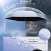 for Folding Parasol for Sun and UV Light Heat Hidden Telescopic Dual Rib Sun Windproof and Retractable Unisex [New 2025] Rain, Lightweight,