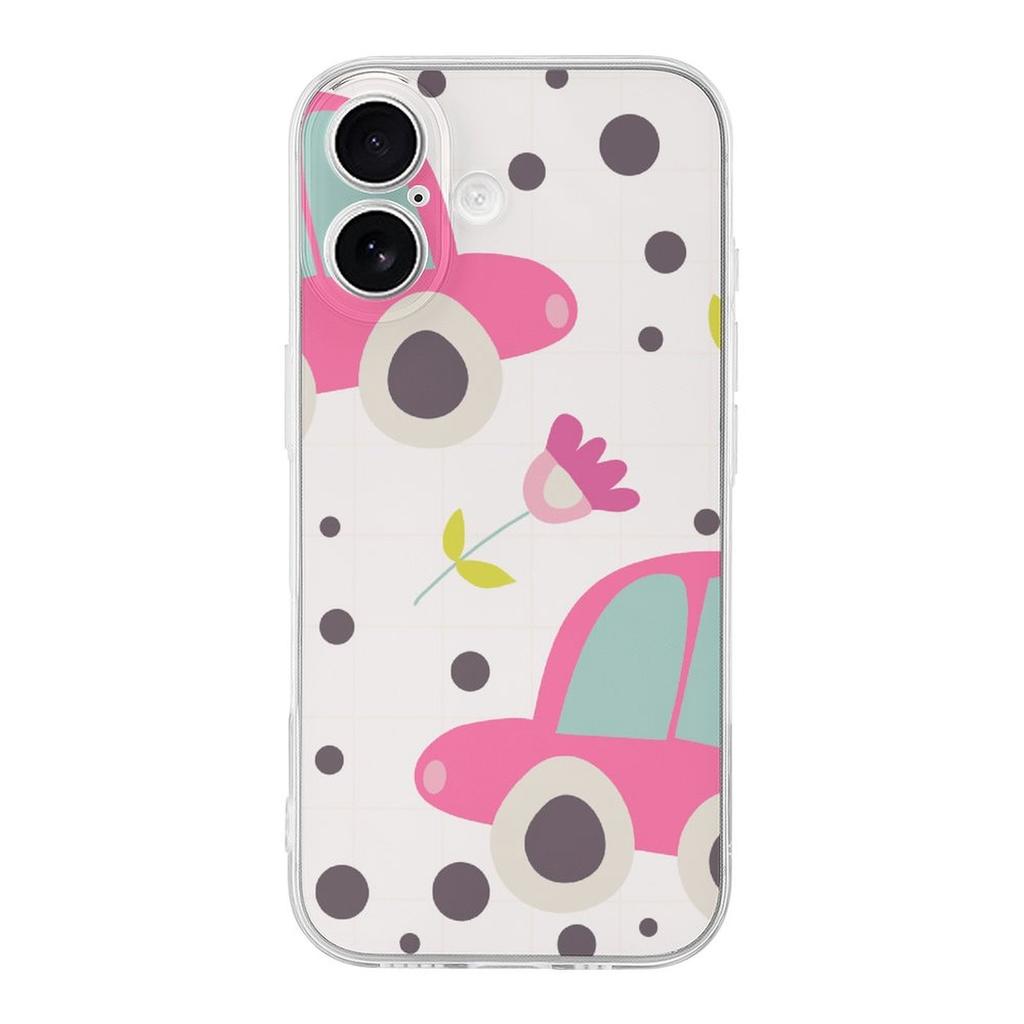 1 Pack For Iphone 17/17Air/17Pro/17ProMax Smooth Clear TPU Case With Anti-Slip Cover, Screen Lip And Corner Reinforcement