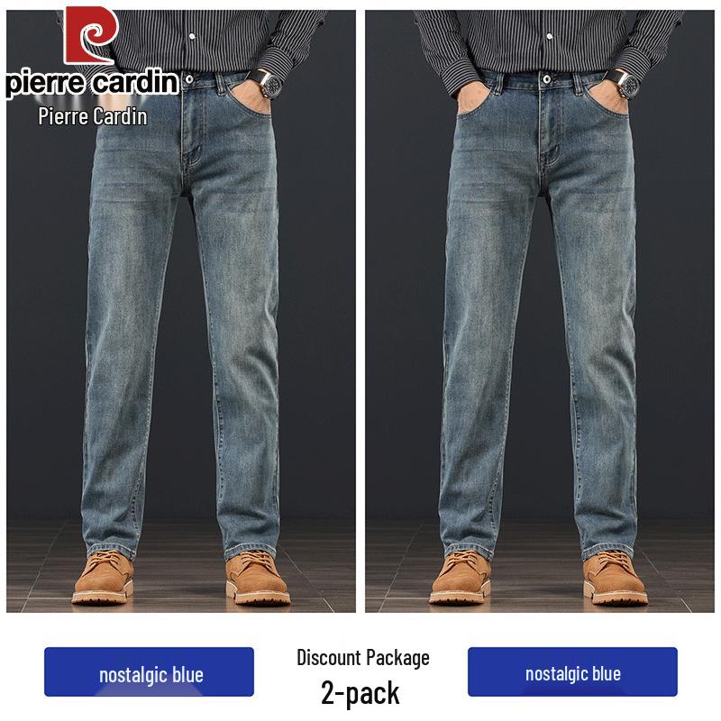 Pierre Cardin Men's Straight Leg Business Casual Jeans