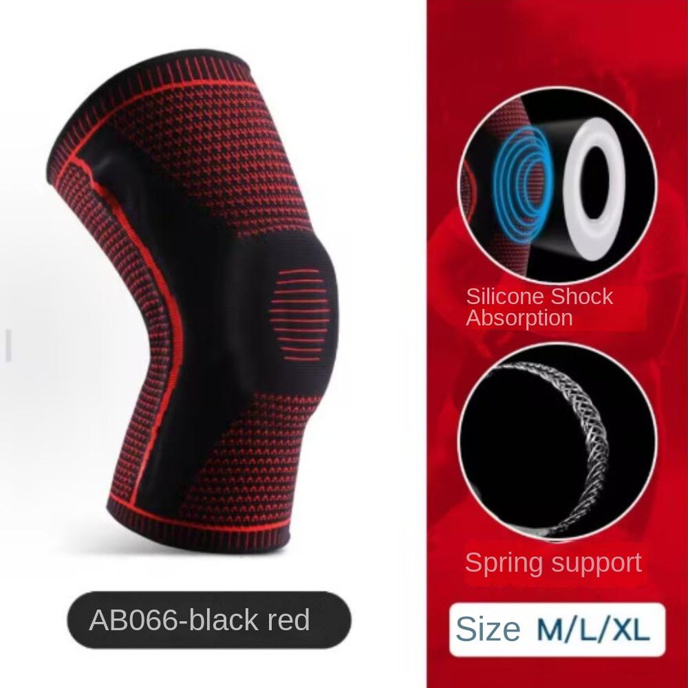 1 Pair Breathable Silicone Knee Pads High Elastic Knee Braces Sports Knee Pads  Basketball