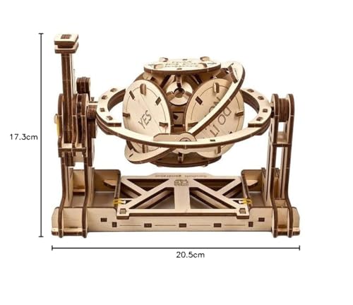 Ugears STEMLAB Zufallsgenerator Holzpuzzle Lernspielzeug Bastelset AR Kein Kleber oder Werkzeug erforderlich