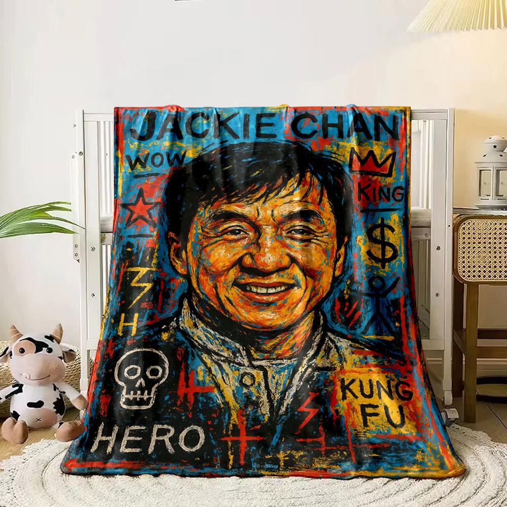 

The pattern includes bold text, symbols, vibrant colors, and abstract imagery. for all seasons blanket lunch break throw gift 80cm x 120cm