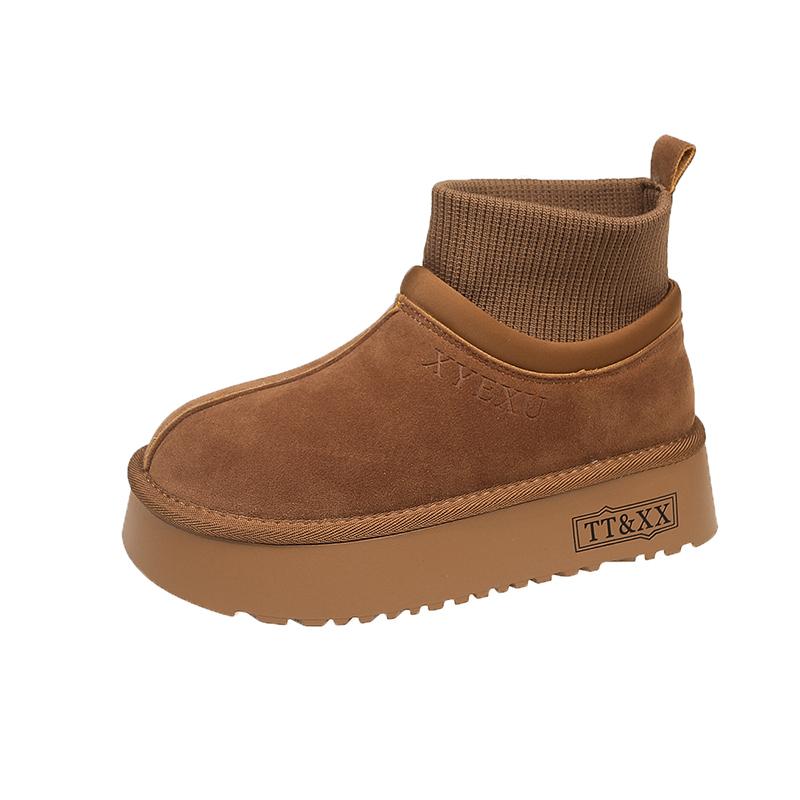 

Fashion 2024 New Women Winter Ultra Mini Boot Designer Australian Platform Boots for Leather Warm Ankle Fur Booties Luxury Boots 40 коричневый