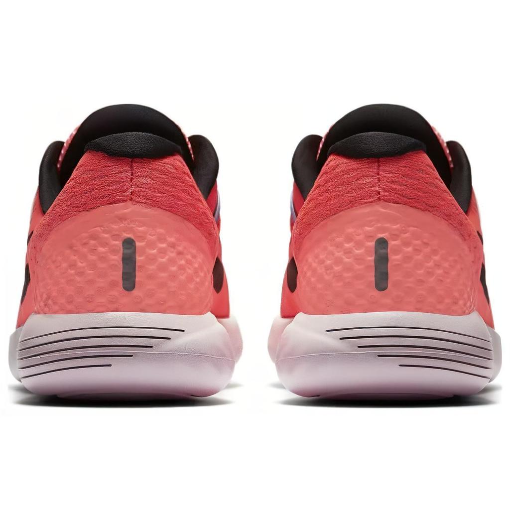 Nike Zapatillas de Running Lunarglide 8 de Malla Antideslizantes Caña Baja para Mujer Rojo Negro 843726-606