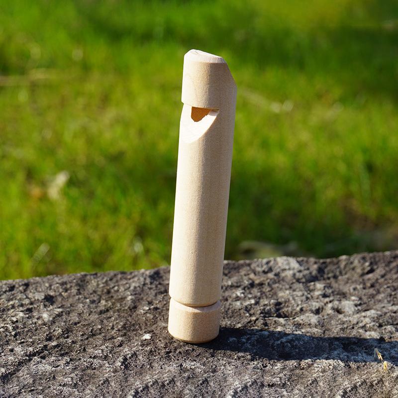 Handmade Solid Wood Bird Song Tube with Stopper, Portable Handheld Musical Tool, Ideal for Outdoor Fun & Creating Beautiful